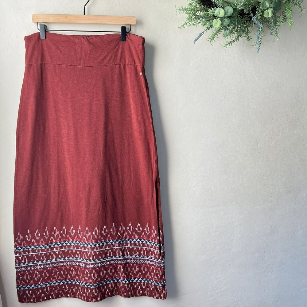 Eddie Bauer Outdoor Embroidered Maxi Skirt